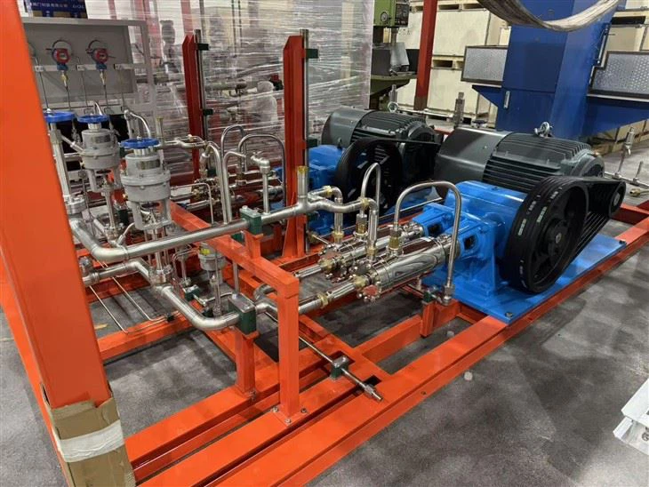 Convenient For Using OF Piston Pump Skid